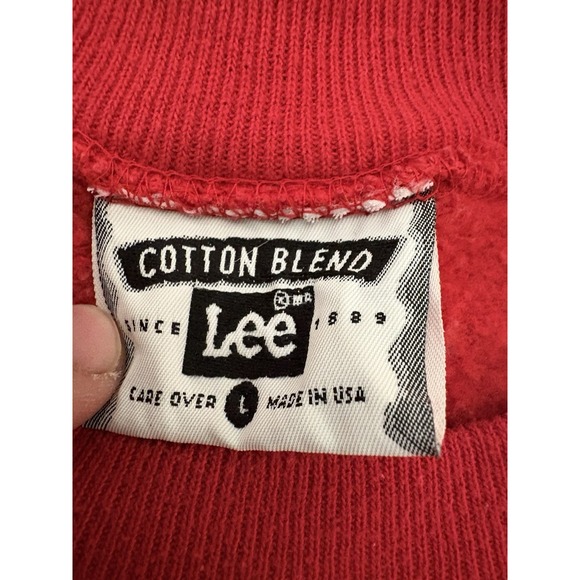 Vintage 90s Lee Wise Men Still Seek Him Jesus Crewneck Sweatshirt Size Large - Picture 6 of 8